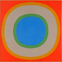 Ohne Titel, 1966, Öl auf Leinwand, 100 x 100 cm