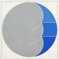 Ohne Titel, 1969, Acryl auf Leinwand, 50 x 50 cm