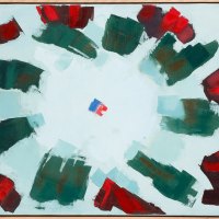 Ohne Titel, 1963, Öl auf Leinwand, 80 x 60 cm