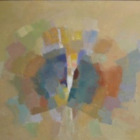 Ohne Titel, 1961, Öl auf Leinwand, 100 x 80 cm