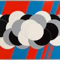 PK 228, 1989, Acryl auf Aluminium, 125 x 242 cm